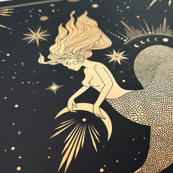 Pisces Wall Art Celestial Zodiac Print Poster Unframed - Picture 14 of 16